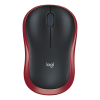 LOGITECH M185 Kırmızı-Gri Kablosuz Mouse