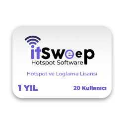 Itsweep Hs1-20 Hotspot Ve Loglama Lisansı - 1 Yıl (20 Kullanıcı)