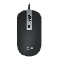 Lenovo Lecoo Ms104 Si̇yah Usb Kablolu Mouse 