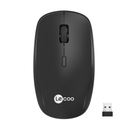 Lenovo Lecoo Ws203 Si̇yah Kablosuz 2400Dpi 4 Tuşlu Opti̇k Mouse 