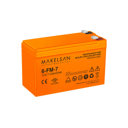 Makelsan Vlra 7Ah 12V Tse, Kuru Tip Ups+G&Uuml;Venlik Ak&Uuml;S&Uuml;