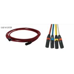 Erat Utp Cat6  2M 4X2X24# Ls0H Patch Cord Kirmizi