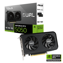 8 Gb Asus Dual-Rtx5050-O8G Rtx 5050 Gddr6 128Bit Oc Hdmi 3Xdp Ekran Kartı