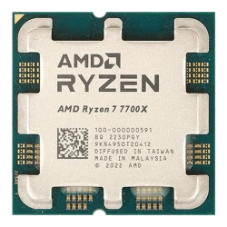 Amd Ryzen 7 7700X 4.5Ghz/5.4Ghz 40Mb 8C/16T Am5 105W Dahili Radeon Fansız Tray