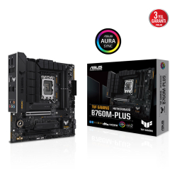 Asus Tuf Gaming B760M-Plus Intel B760 Lga1700 Ddr5 7200 Hdmi 2X M2 Usb3.2 Aura R