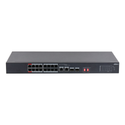 Dahua S3218-16Et-135 16Fe Poe Port (135W), 2Xcombo Sfp Switch