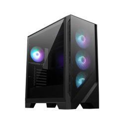 Msi Mag Forge 320R Airflow Temperli̇ Cam 4X120Mm Argb Fan Atx Gaming Kasa