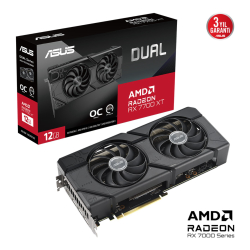12 Gb Asus Dual Rx7700Xt-O12G Rx 7700 Xt Gddr6 192Bit 2599Mhz Oc Hdmi 3Xdp