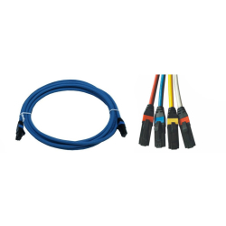 Erat Utp Cat6  0,30M 4X2X24# Ls0H Patch Cord Mavi