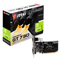 2 Gb Msi Vga N730K-2Gd3/Lp Gt730 Ddr3 64B Dx12 Pcie 2.0 X16 (1Xvga 1Xdvi 1Xhdmi)