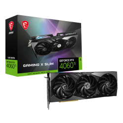 16 Gb Msi Vga Geforce Rtx 4060 Ti Gaming X Slim 16G Gddr6 128B P4 (3Xdp 1Xhdmi)