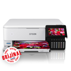 Epson L8160 Ecotank A4 Wifi, Eth.dublex, Yazıcı Tarayıcı,Fotokopi Lcd