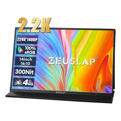 Zeuslap Zl14K 14&Quot; 2240*1400P@60Hz Fhd Type-C Taşınabilir