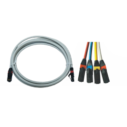 Erat Utp Cat6  0,25M 4X2X24# Ls0H Patch Cord Gri