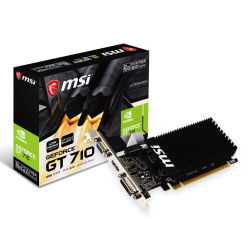 2 Gb Msi Vga Gt 710 2Gd3H Lp Gt710 Ddr3 64B Dx12 Pcie 3.0 X16 1Xvga 1Xdvi 1Xhdmi