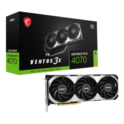 12 Gb Msi Vga Geforce Rtx 4070 Ventus 3X E 12G Oc Rtx4070 Gddr6X 192B P4 (3Xdp 1