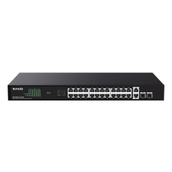 Tenda Teg1128P-24-410W 24Ge Poe Port (410W), 2X Uplink, 2X Sfp Switch